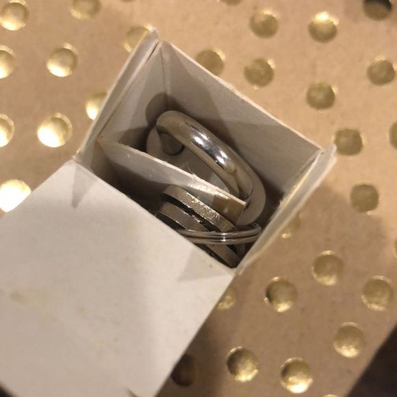 LOUIS VUITTON Silver Lock & 2 Keys Brushed Palladium Made In France NIB #321 - Picture 4 of 13